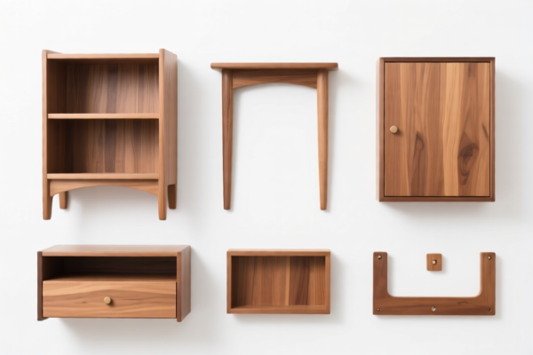 Wood furniture components