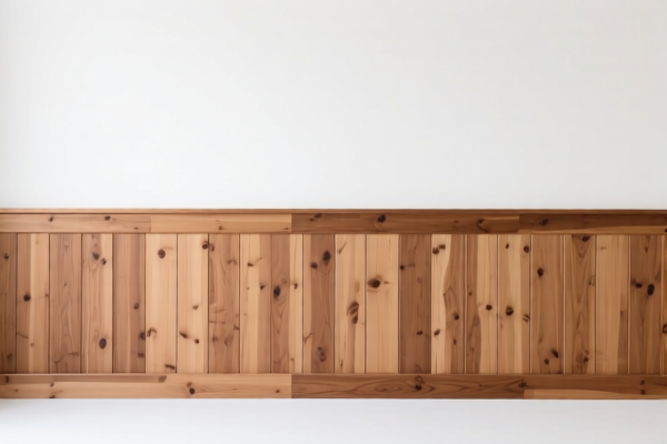 Wood interior wall panel