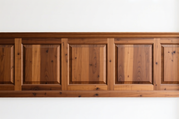 Wood interior wall panel