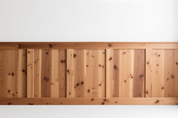 Wood interior wall panel
