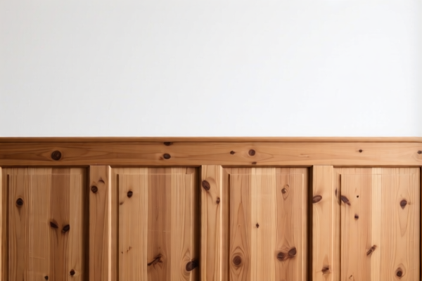 Wood interior wall panel
