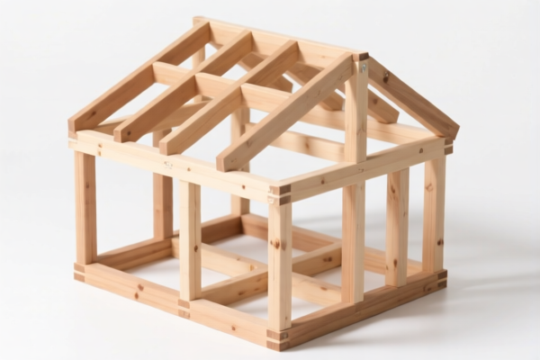 Wood structural frame