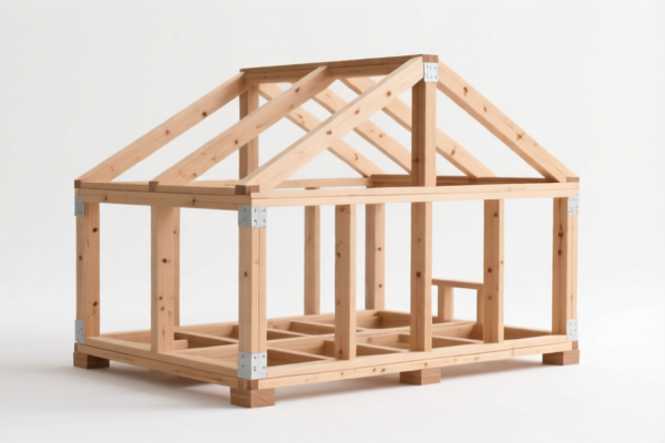 Wood structural frame
