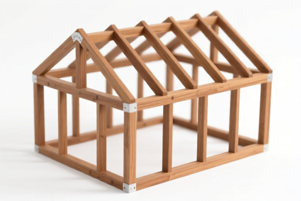 Wood structural frame