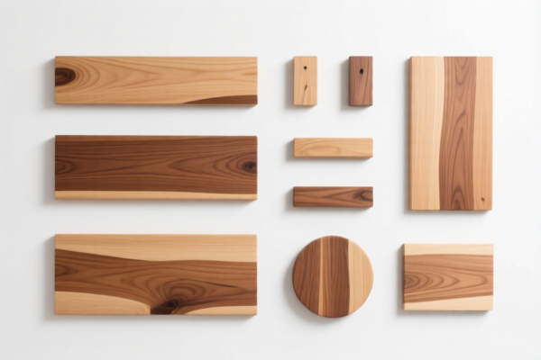 Wood wall decoration components