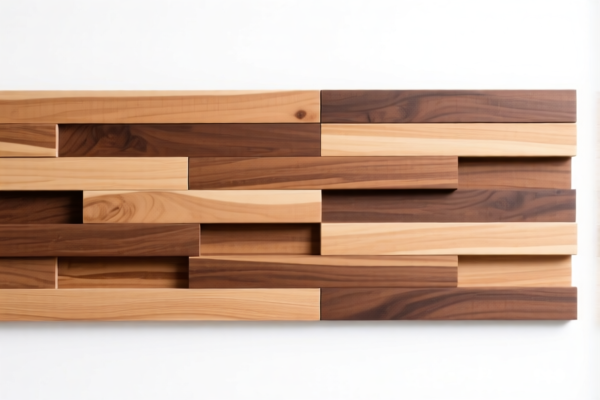 Wood wall decoration material