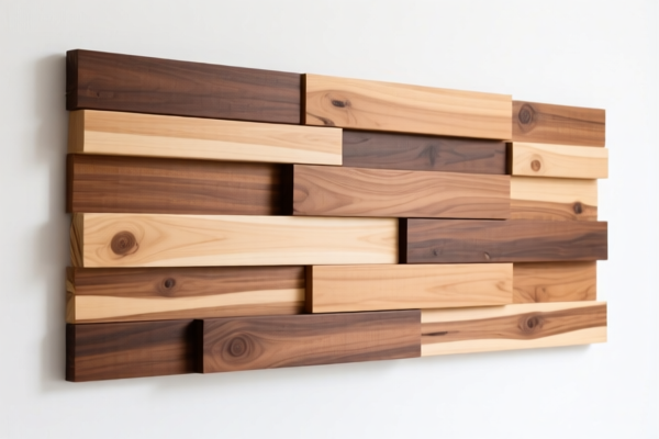 Wood wall decoration material