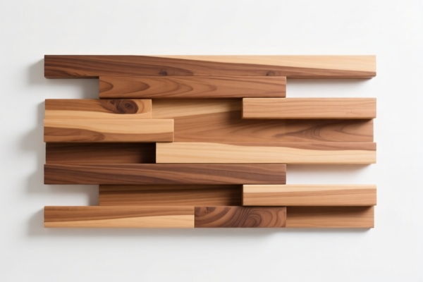 Wood wall decoration material