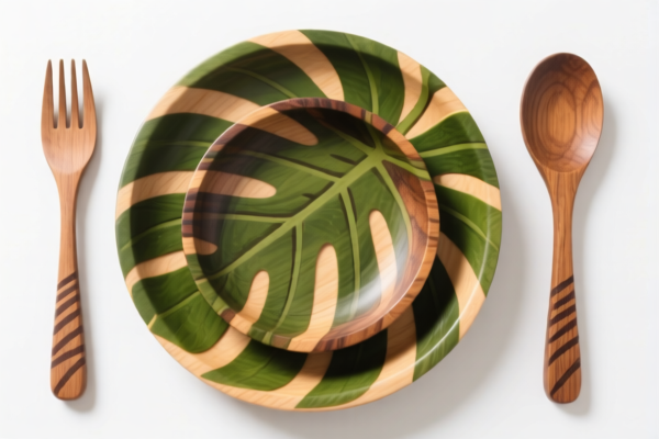Tropical Wood Tableware