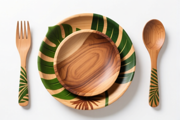 Tropical Wood Tableware