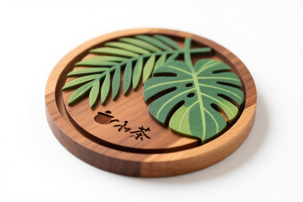Tropical Wood Tea Coaster