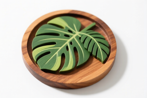 Tropical Wood Tea Coaster