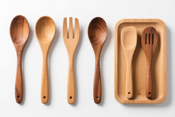 Image for wooden kitchenware set