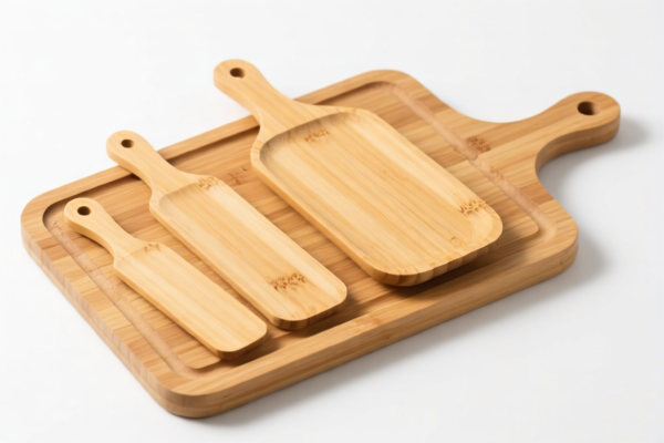 Bamboo cutting board set