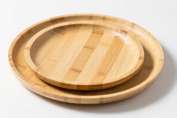 Bamboo dinner plate
