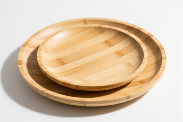 Bamboo dinner plate