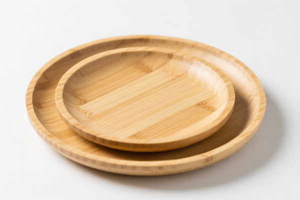 Bamboo dinner plate