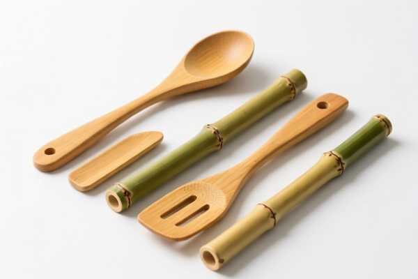 Bamboo kitchen tools set