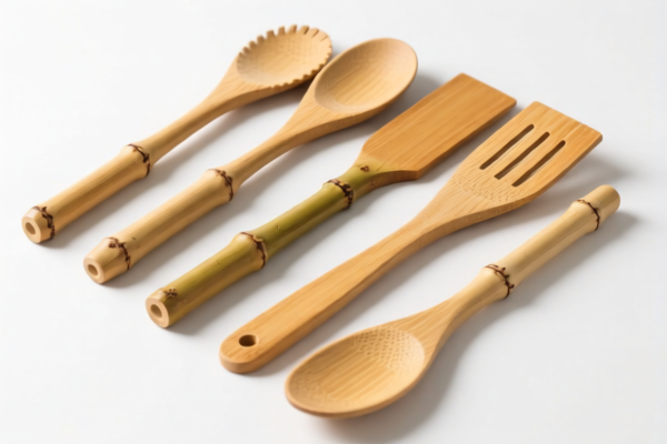 Bamboo kitchen tools set