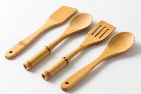 Bamboo kitchen tools set