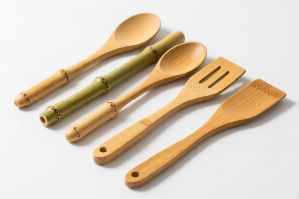 Bamboo kitchen tools set