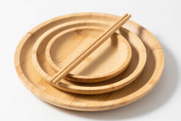 Bamboo plate set