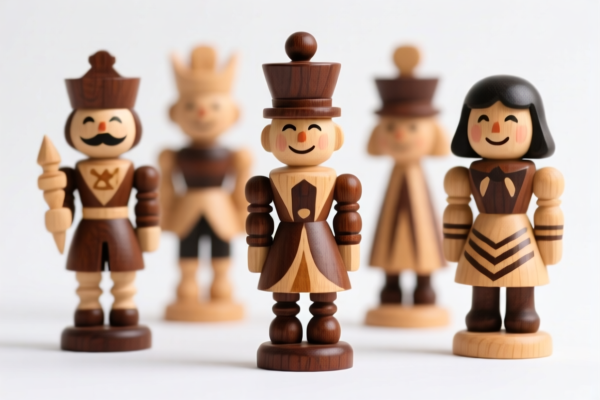 Wooden Decorative Statuettes