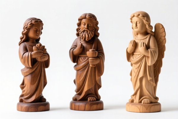 Wooden Garden Decorative Statues