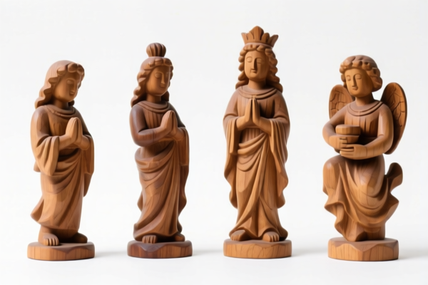 Wooden Garden Decorative Statues