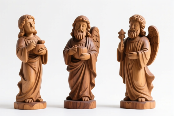 Wooden Garden Decorative Statues