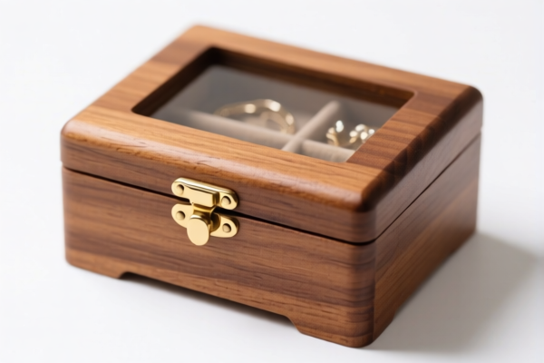 Unlined Wooden Jewelry Box