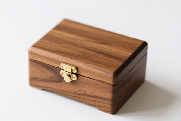 Unlined Wooden Jewelry Box
