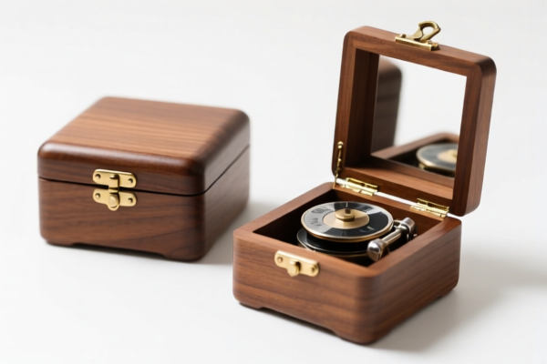 Wood jewelry boxes with music box
