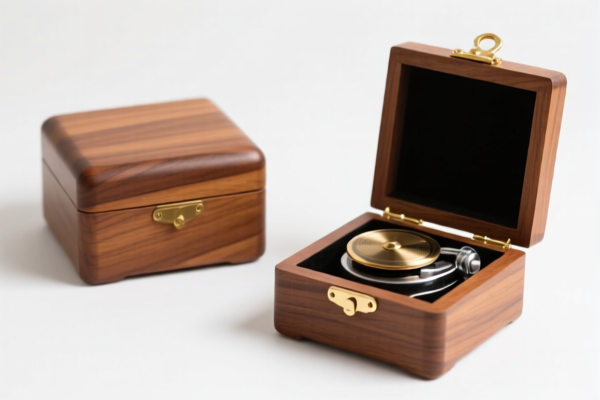 Wood jewelry boxes with music box