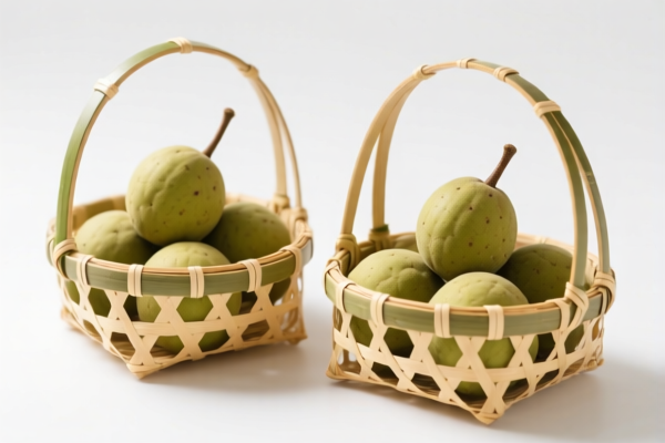 Bamboo fruit baskets