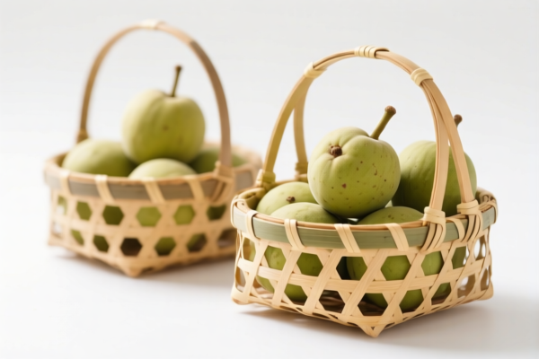 Bamboo fruit baskets