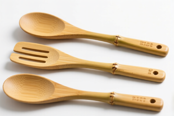 Bamboo kitchen utensils