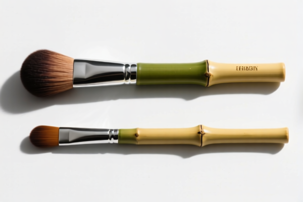 Bamboo makeup brush handles