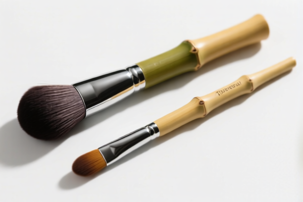 Bamboo makeup brush handles