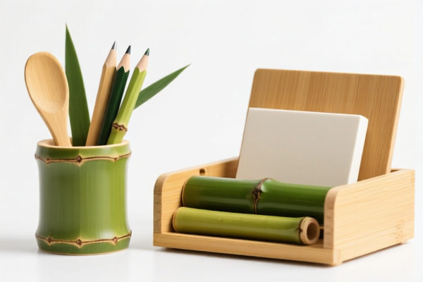 Bamboo office supplies