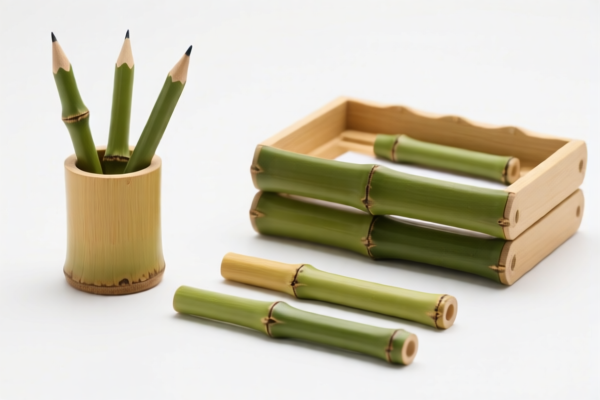 Bamboo office supplies