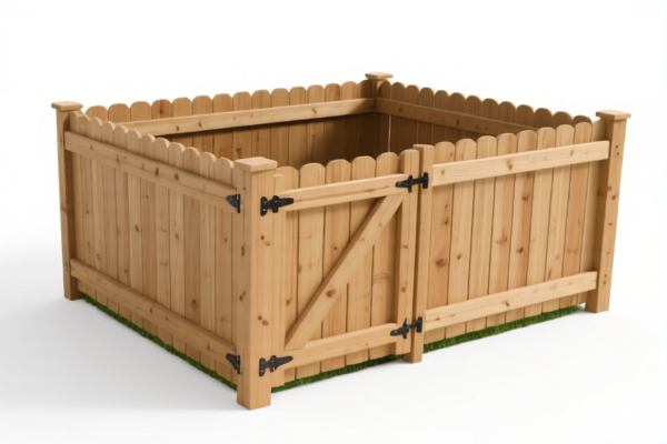 Garden Wood Enclosure
