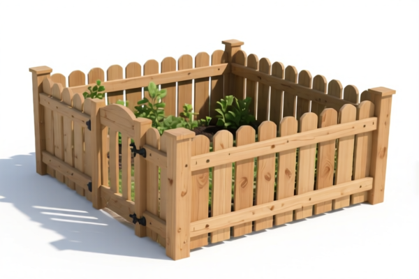 Garden Wood Enclosure