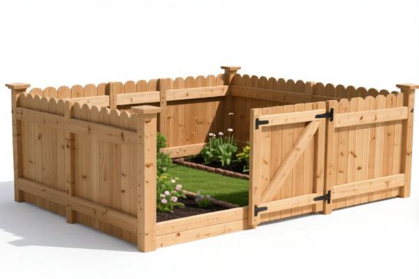 Garden Wood Enclosure