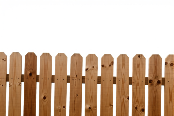 Outdoor Wood Fence