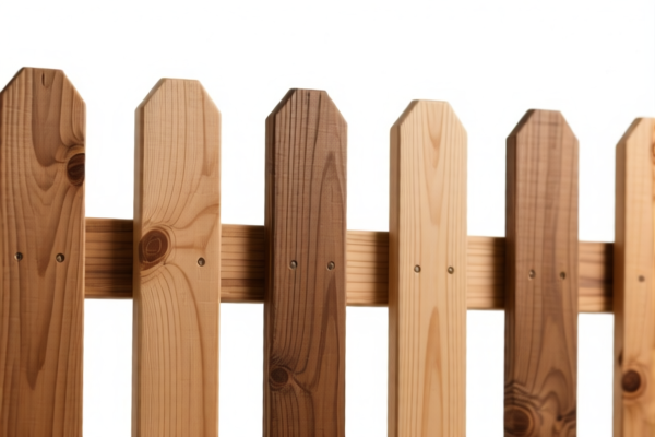 Wood Fence Rail Material