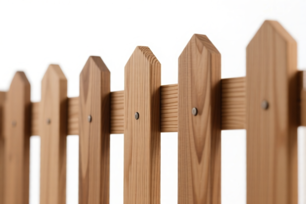 Wood Fence Rail Material