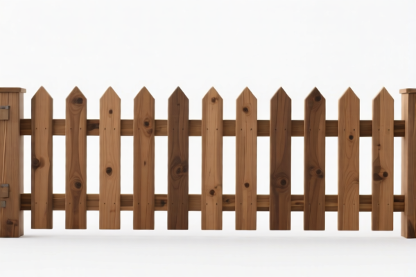 Wood Landscape Fence