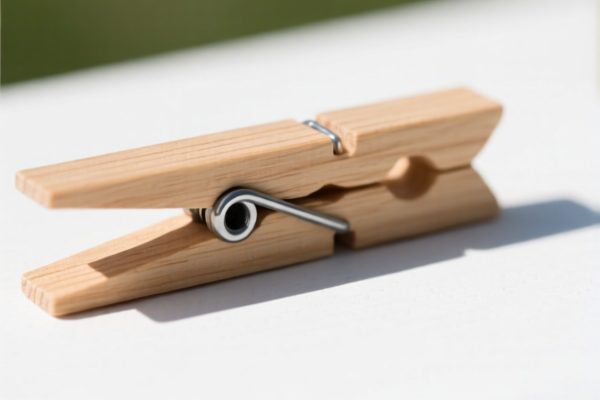 Outdoor Wooden Clothespins (Spring