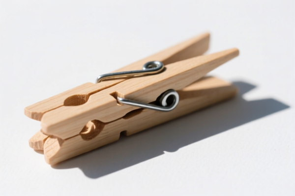 Outdoor Wooden Clothespins (Spring